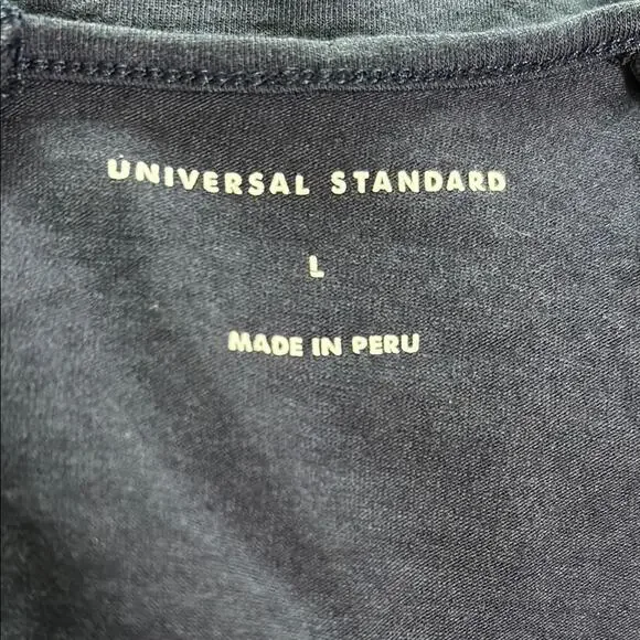 Universal Standard Pima Cotton Modal Navy Blue Tank V Neck Top L 22 Plus Size - Picture 4 of 9